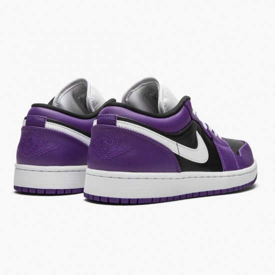 Perfectkicks Air Jordan 1 Retro Low Court Purple Court Purple/White-Black 553558-501
