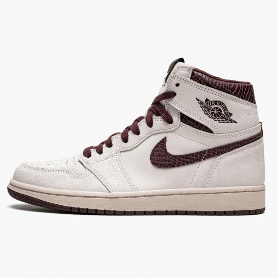 Perfectkicks Air Jordan 1 Retro High OG A Ma Maniére Sail/Burgundy Crush DO7097-100