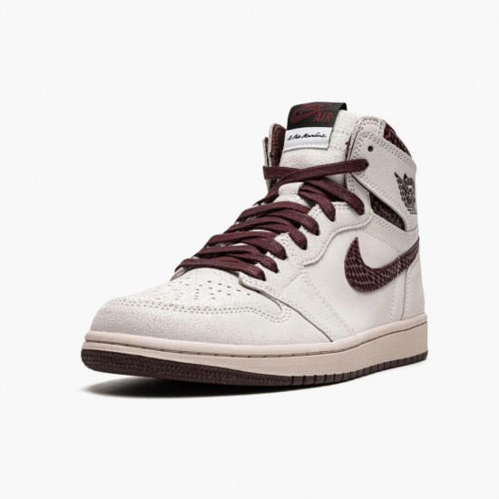 Perfectkicks Air Jordan 1 Retro High OG A Ma Maniére Sail/Burgundy Crush DO7097-100