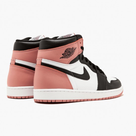 Perfectkicks Air Jordan 1 Retro High Rust Pink White/Black/Rust Pink 861428-101