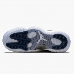 Perfectkicks Air Jordan 11 Low Navy Snakeskin Whiite/Black/Navy Black CD6847-102