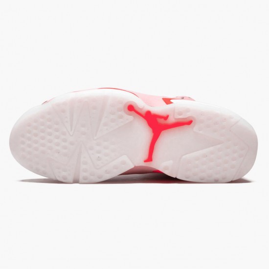 Perfectkicks Air Jordan 6 Retro Aleali May Rust Pink/Bright Crimson Black CI0550-600