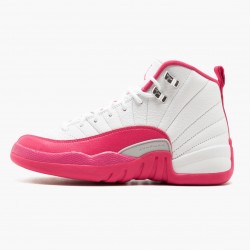 Perfectkicks Air Jordan 12 Retro Dynamic Pink White/Vivid Pink/Mtllc Silver 510815-109