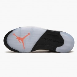 Perfectkicks Air Jordan 5 Retro International Flight Sail/Racer Blue-Cone Black 136027-148