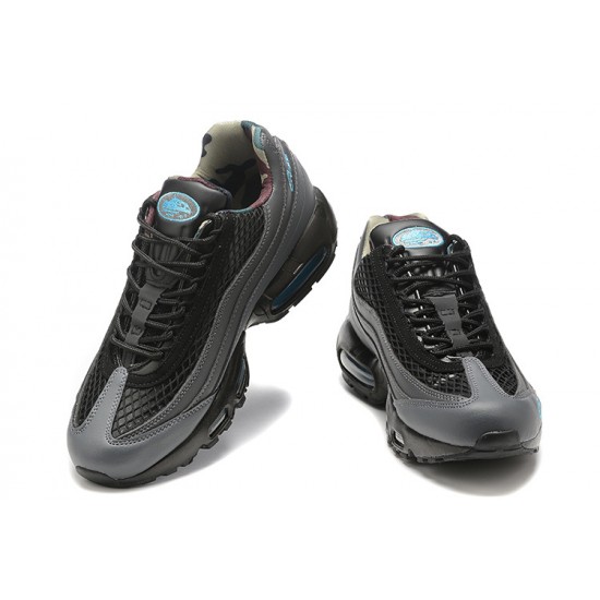 Perfectkicks (M) Nike Air Max 95 TT Aegean Storm Grey Black Shoes FB2709-002