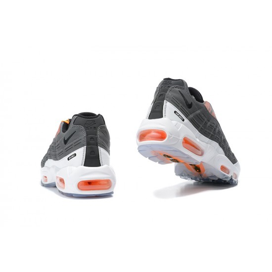 Perfectkicks (M) Nike Air Max 95 TT Grey White Orange Shoes DD1871-001