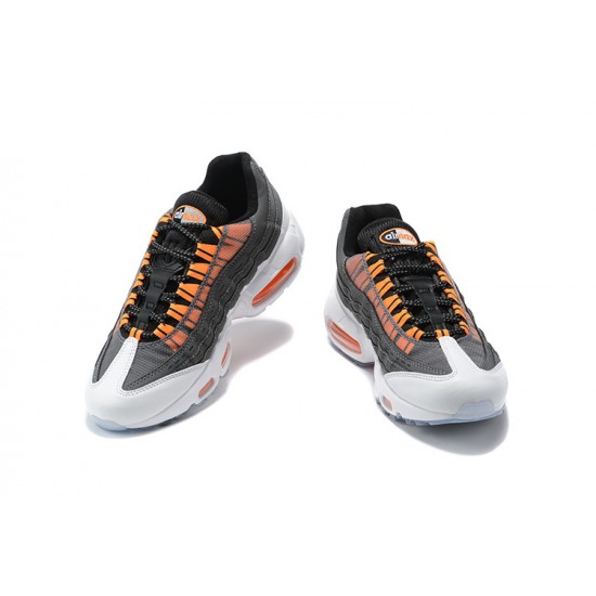 Perfectkicks (M) Nike Air Max 95 TT Grey White Orange Shoes DD1871-001