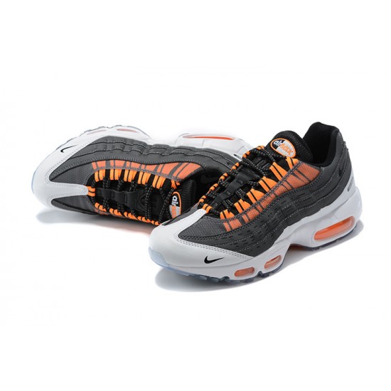 Perfectkicks (M) Nike Air Max 95 TT Grey White Orange Shoes DD1871-001