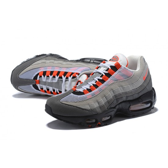 Perfectkicks (M)  Nike Air Max 95 OG Grey Red Shoes AT2865-100