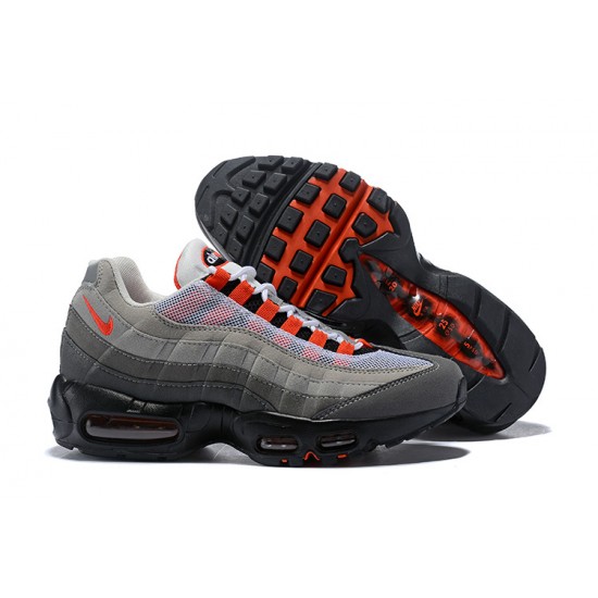 Perfectkicks (M)  Nike Air Max 95 OG Grey Red Shoes AT2865-100