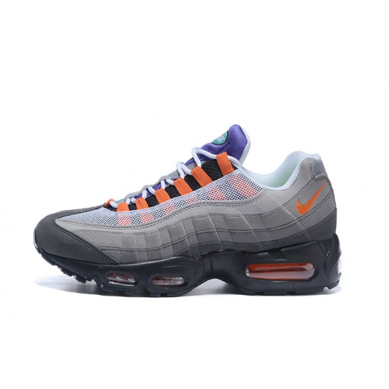 Perfectkicks (W/M) Nike Air Max 95 OG QS Blacksafety Orangevolt Shoes 810374-078