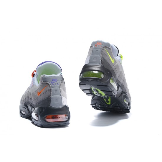 Perfectkicks (W/M) Nike Air Max 95 OG QS Blacksafety Orangevolt Shoes 810374-078