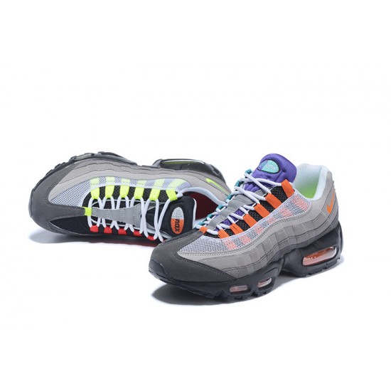 Perfectkicks (W/M) Nike Air Max 95 OG QS Blacksafety Orangevolt Shoes 810374-078