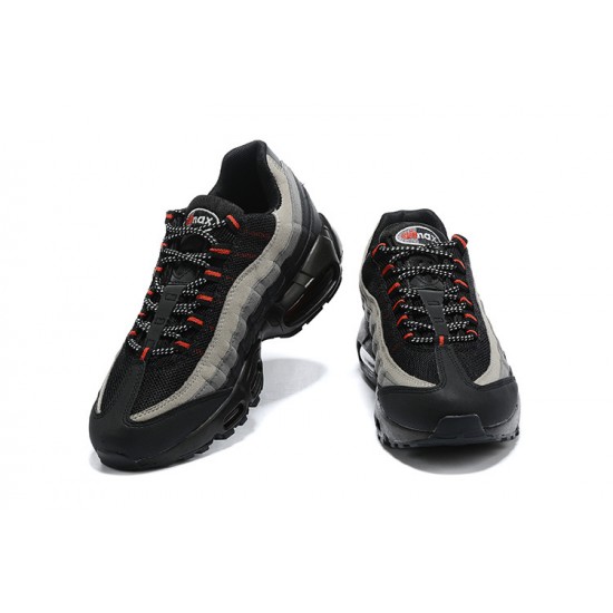 Perfectkicks (M) Nike Air Max 95 TT Black Grey Red Shoes CW7477-001