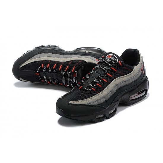 Perfectkicks (M) Nike Air Max 95 TT Black Grey Red Shoes CW7477-001