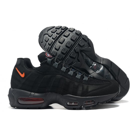 Perfectkicks (M) Nike Air Max 95 TT Black Orange Shoes DV5672-001