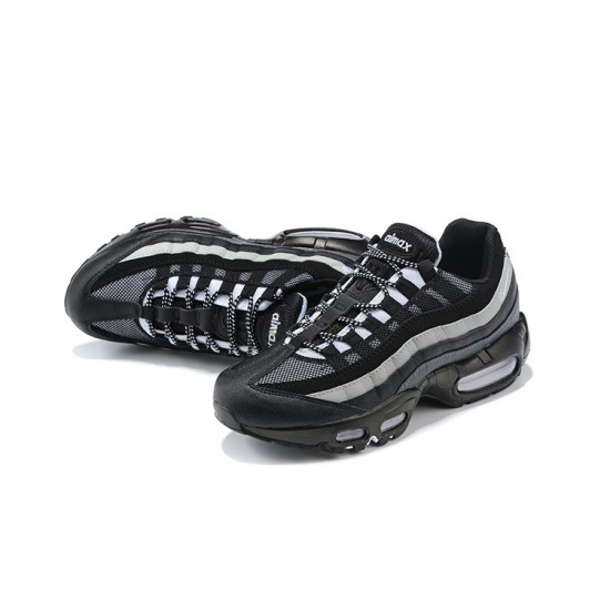 Perfectkicks (M) Nike Air Max 95 TT Black White and Grey Shoes 