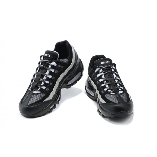 Perfectkicks (M) Nike Air Max 95 TT Black White and Grey Shoes 