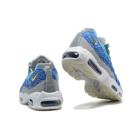 Perfectkicks (M) Nike Air Max 95 TT Blue Grey White Shoes CW7992-001