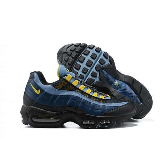 Perfectkicks (M) Nike Air Max 95 TT Blue Yellow Shoes 