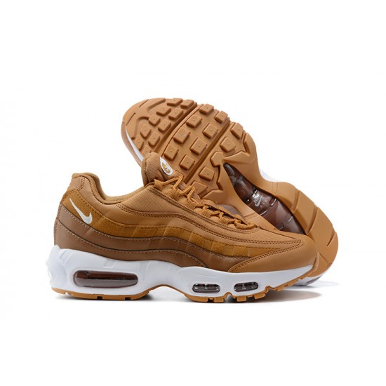 Perfectkicks (M) Nike Air Max 95 TT Brown and White Shoes 