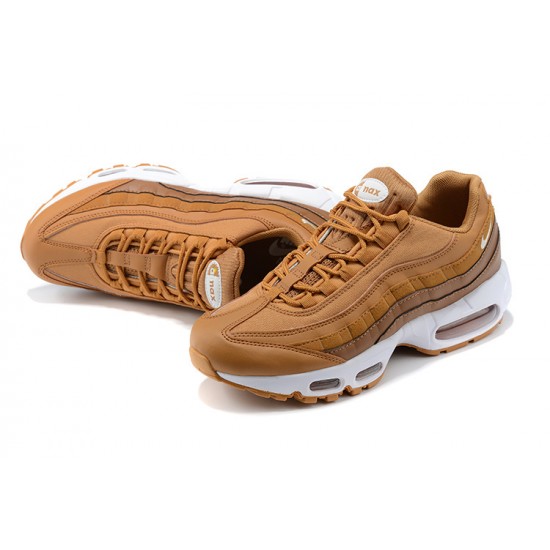 Perfectkicks (M) Nike Air Max 95 TT Brown and White Shoes 