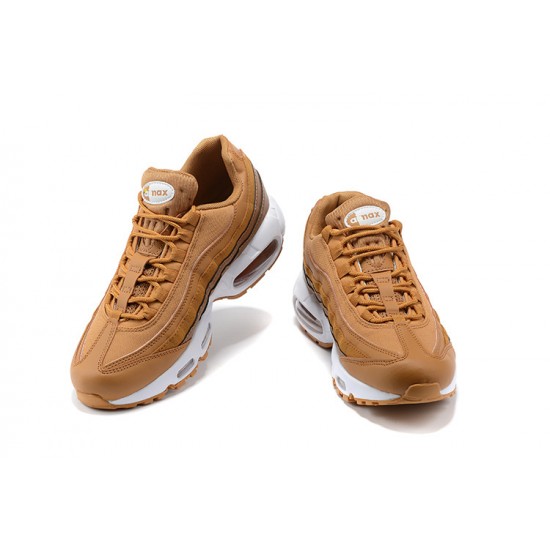 Perfectkicks (M) Nike Air Max 95 TT Brown and White Shoes 