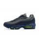 Perfectkicks (M) Nike Air Max 95 TT Grey Blue and Black Black Shoes DA1504-400 