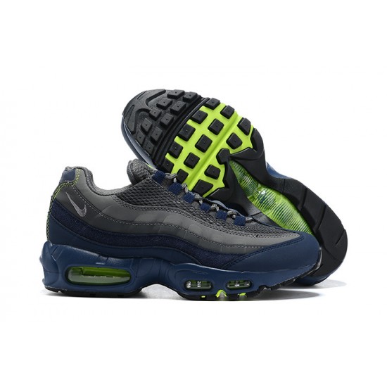 Perfectkicks (M) Nike Air Max 95 TT Grey Blue and Black Black Shoes DA1504-400 