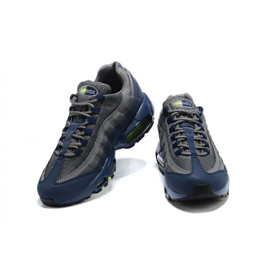 Perfectkicks (M) Nike Air Max 95 TT Grey Blue and Black Black Shoes DA1504-400 