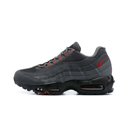 Perfectkicks (M) Nike Air Max 95 TT Grey Red and Black Shoes