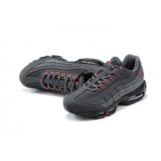 Perfectkicks (M) Nike Air Max 95 TT Grey Red and Black Shoes