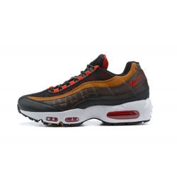 Perfectkicks (M) Nike Air Max 95 TT Grey Red and Brown Shoes 