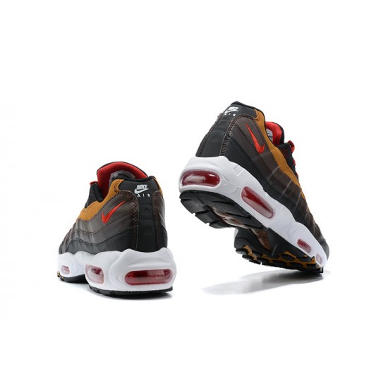 Perfectkicks (M) Nike Air Max 95 TT Grey Red and Brown Shoes 