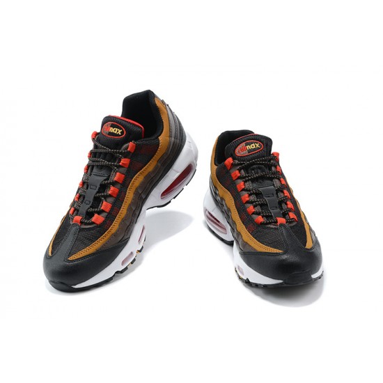 Perfectkicks (M) Nike Air Max 95 TT Grey Red and Brown Shoes 