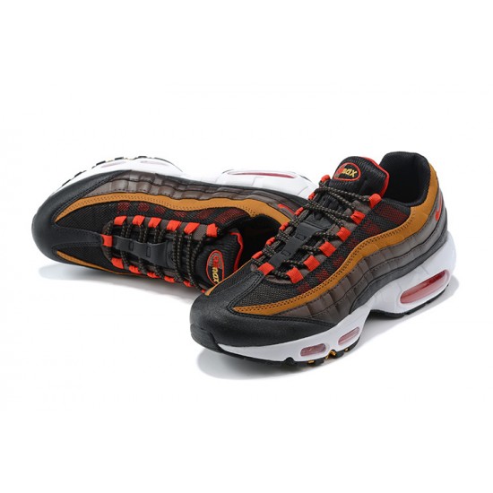 Perfectkicks (M) Nike Air Max 95 TT Grey Red and Brown Shoes 