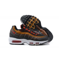 Perfectkicks (M) Nike Air Max 95 TT Grey Red and Brown Shoes 