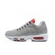 Perfectkicks (M) Nike Air Max 95 TT Grey White and Red Shoes 