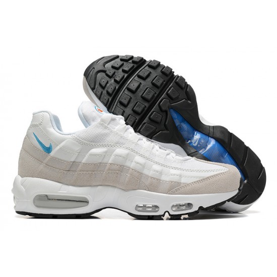 Perfectkicks (M) Nike Air Max 95 TT White Blue Shoes DJ9981-100