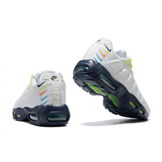 Perfectkicks (M) Nike Air Max 95 TT White Blue Shoes DX1819-100