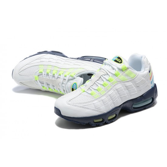 Perfectkicks (M) Nike Air Max 95 TT White Blue Shoes DX1819-100