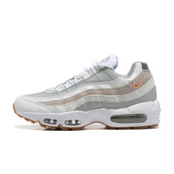 Perfectkicks (M) Nike Air Max 95 TT White Grey and Orange Shoes DM0011-100 