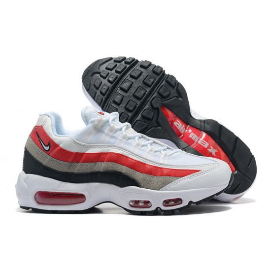 Perfectkicks (M) Nike Air Max 95 TT White Red Shoes DQ3430-001