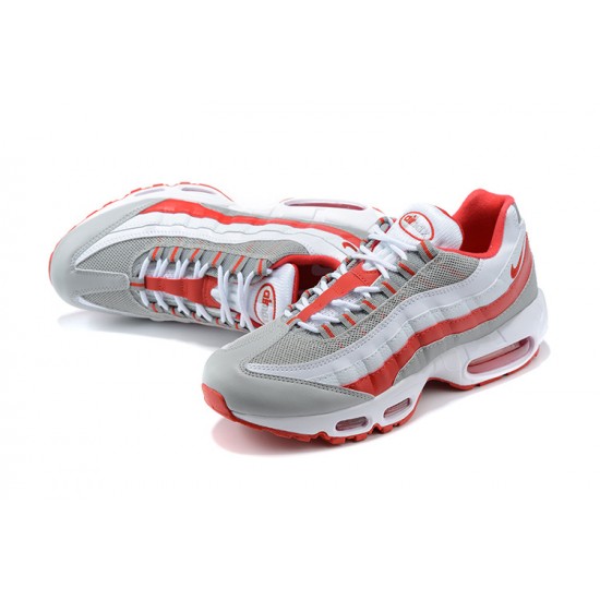 Perfectkicks (M) Nike Air Max 95 TT White Red and Grey Shoes