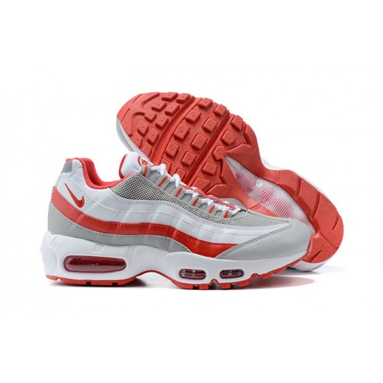 Perfectkicks (M) Nike Air Max 95 TT White Red and Grey Shoes