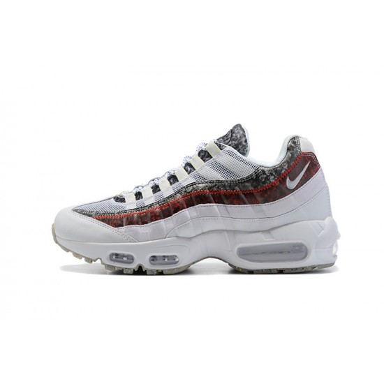 Perfectkicks (M) Nike Air Max 95 TT White and Red Shoes