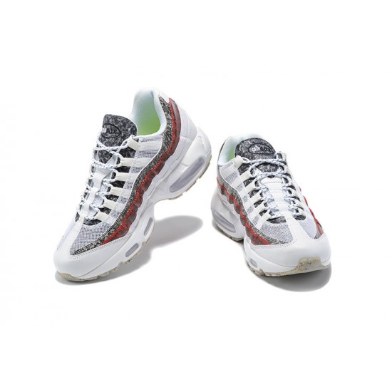 Perfectkicks (M) Nike Air Max 95 TT White and Red Shoes