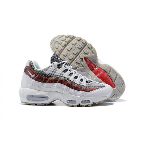 Perfectkicks (M) Nike Air Max 95 TT White and Red Shoes