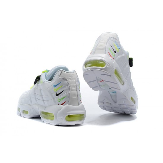 Perfectkicks (W/M) Nike Air Max 95 TT Worldwide White Yellow Shoes CV9030-100