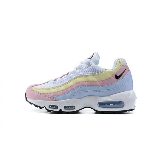 Perfectkicks (W) Nike Air Max 95 TT Blue Yellow Pink Shoes